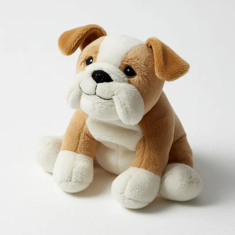 Plush Bulldog Squeaker