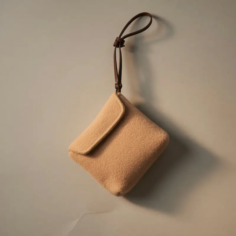 Cashmere-Fleece Hanging Pouch