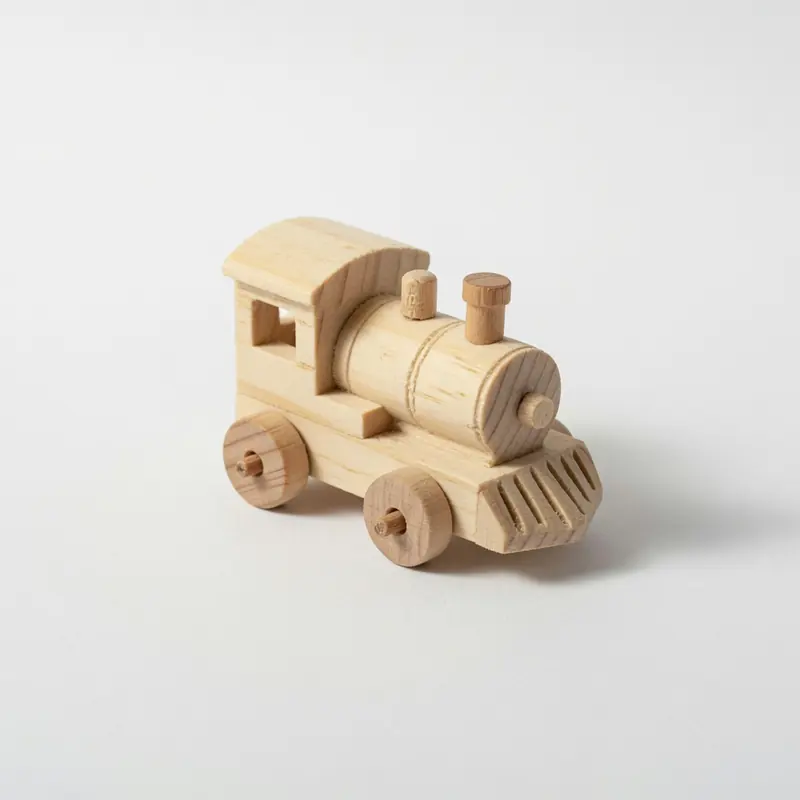 Wooden Chew Train Playset